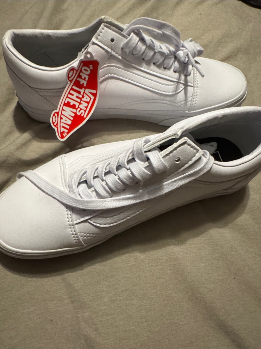 Vans White Low-Top Sneakers for Men